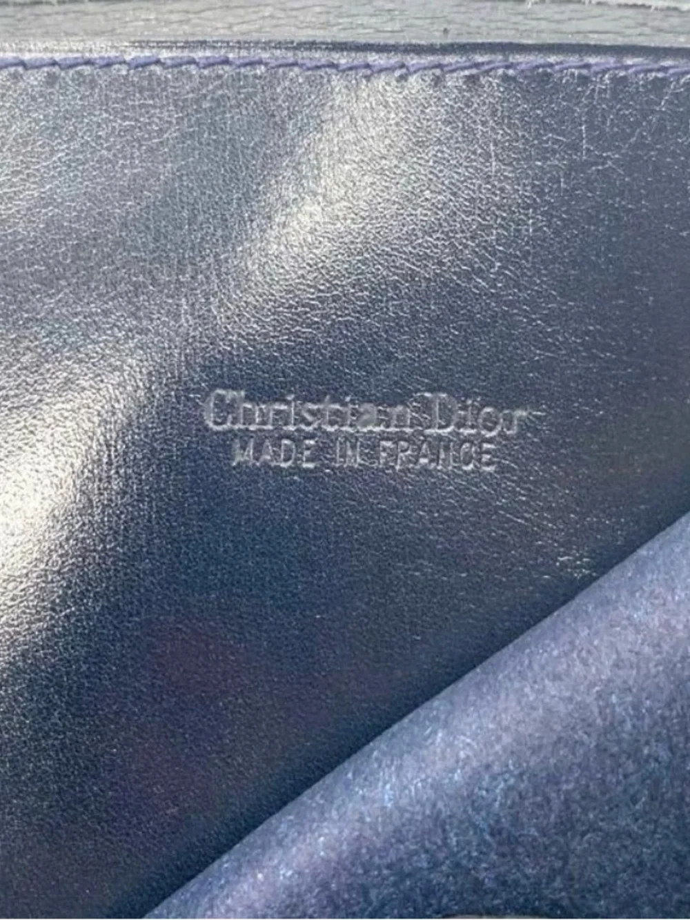 Vintage Christian Dior Navy Wallet